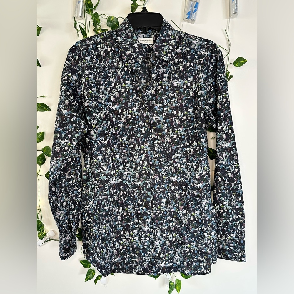 Dries Van Noten Abstract Patterned Shirt